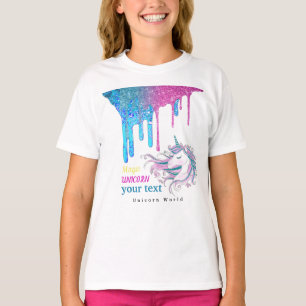 magic Unicorn glitter t-shirt