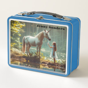 Magic Unicorn  Metal Lunch Box