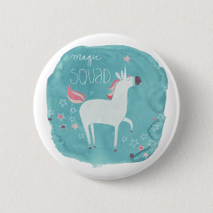 Magic Unicorn Squad 2 Inch Round Button