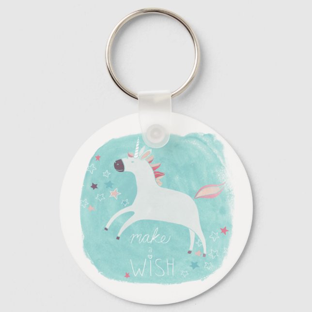 Magic Unicorn Squad - Make a Wish Keychain (Front)