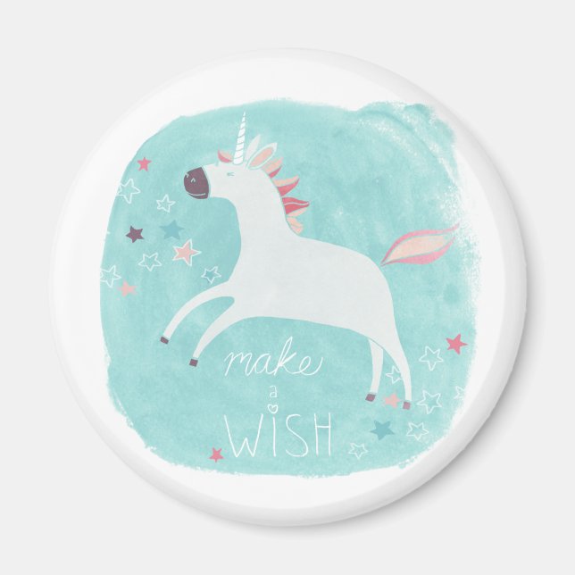 Magic Unicorn Squad - Make a Wish Magnet (Front)
