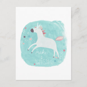 Magic Unicorn Squad - Make a Wish Postcard