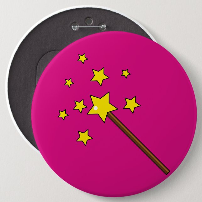 Magic Wand 6 Inch Round Button (Front & Back)