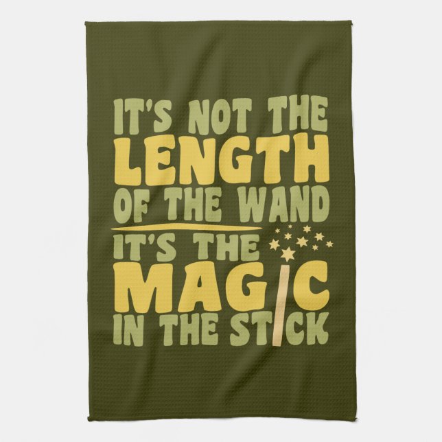 MAGIC WAND custom kitchen towel (Vertical)