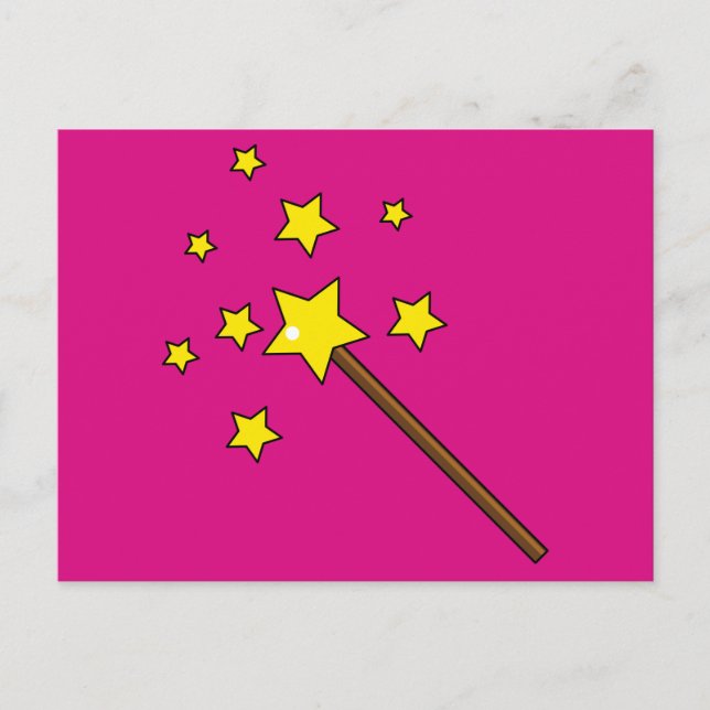 Magic Wand Holiday Postcard (Front)