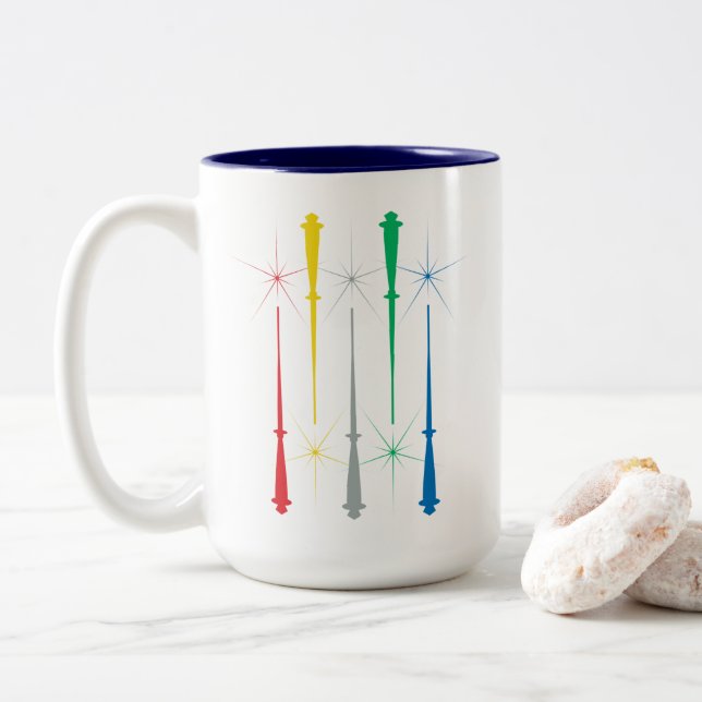 Magic Wands Mug 15oz. Dark Blue (With Donut)