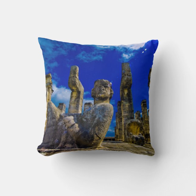 Magic Warrior Throw Pillow (Front)