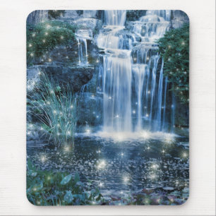 Magic waterfall mouse pad