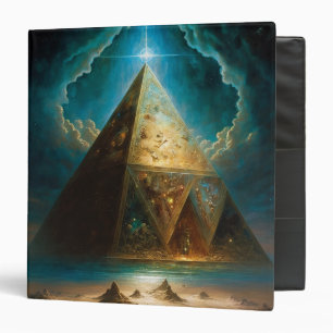 Magic Waterfall Surreal Fantasy Art 3 Ring Binder