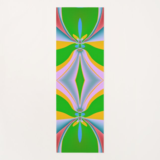 Magic Way Abstract Art Yoga Mat (Front)