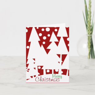 Magic White Trees Holiday Card