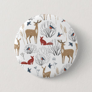 Magic Winter Wonderland 2 Inch Round Button