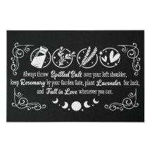 Magic witch kitchen  faux canvas print
