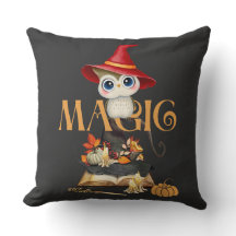 Magic Witch Owl Fall Themed Personalized