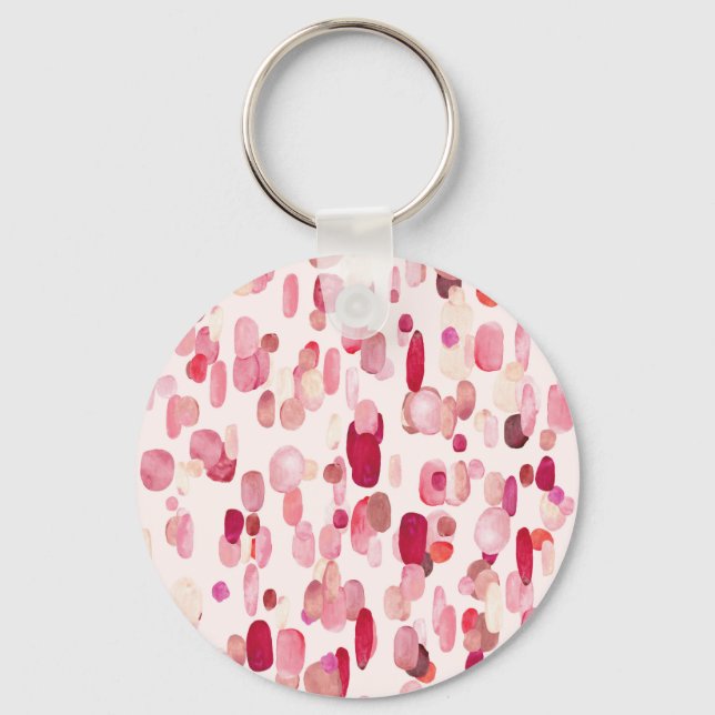 Magic witch, vintage seamless pattern. keychain (Front)