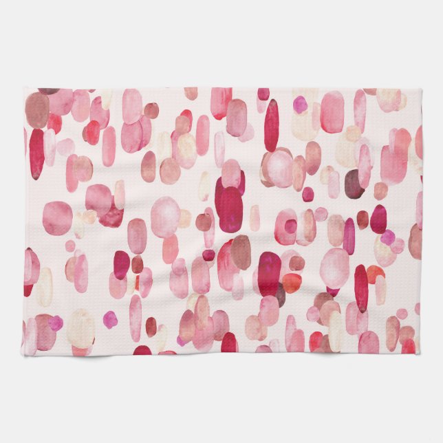 Magic witch, vintage seamless pattern. kitchen towel (Horizontal)