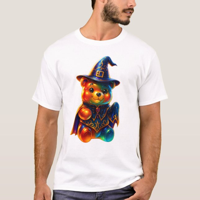 Magic Wizard Bear T-Shirt (Front)