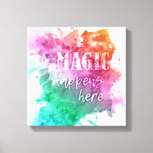 “Magic” wrapped canvas prints