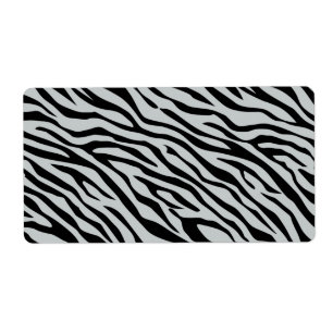 Magic Zebra Stripes Click to Customize Grey Colour