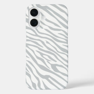 Magic Zebra Stripes Click to Customize Grey Colour iPhone 16 Case