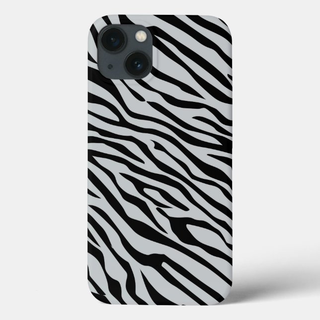 Magic Zebra Stripes Click to Customize Grey Colour Case-Mate iPhone Case (Back)