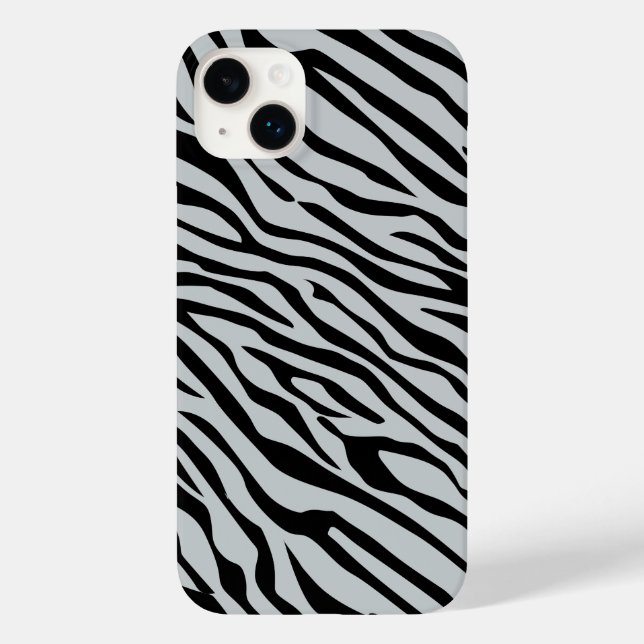 Magic Zebra Stripes Click to Customize Grey Colour Case-Mate iPhone Case (Back)