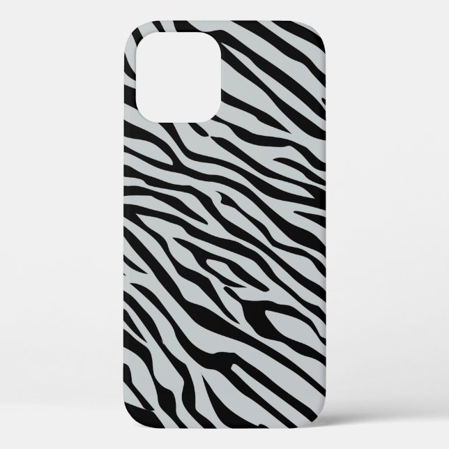 Magic Zebra Stripes Click to Customize Grey Colour Case-Mate iPhone Case (Back)