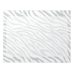 Magic Zebra Stripes Click to Customize Grey Colour Notepad
