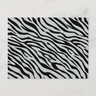 Magic Zebra Stripes Click to Customize Grey Colour Postcard