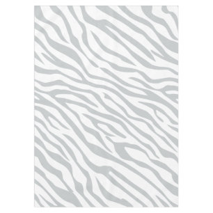 Magic Zebra Stripes Click to Customize Grey Colour Tablecloth