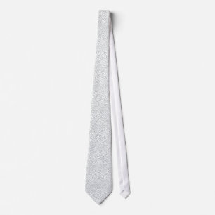 Magic Zebra Stripes Click to Customize Grey Colour Tie