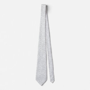 Magic Zebra Stripes Click to Customize Grey Colour Tie