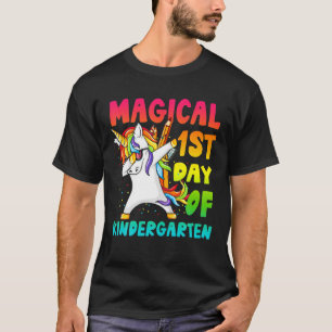 Magical 1St Day Kindergarten Back To School Dabbin T-Shirt
