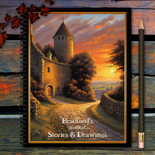 Magical Adventure Castle Story Notebook