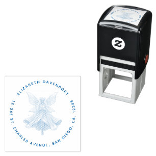 Magical Angel Fairy Fantasy Theme Address Self-inking Stamp