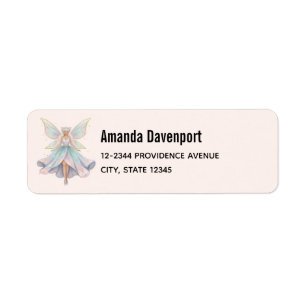 Magical Angel Fairy Pastel Colours Address
