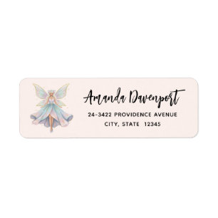 Magical Angel Fairy Pastel Colours Address