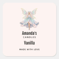 Magical Angel Fairy Pastel Colours Candle Business