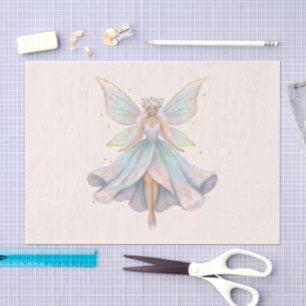 Magical Angel Fairy Pastel Colours Tissue Paper