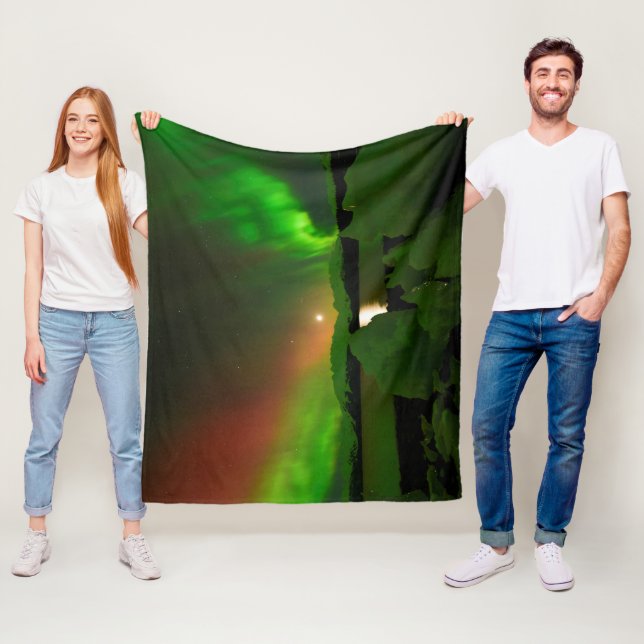 Magical Aurora Fleece Blanket (In Situ)