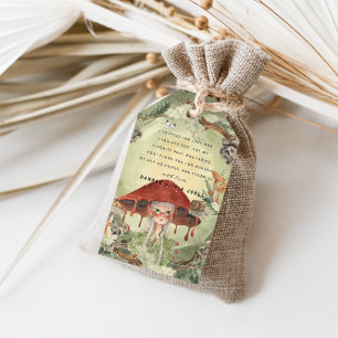 Magical Autumn Forest Fairy Birthday Gift Tags