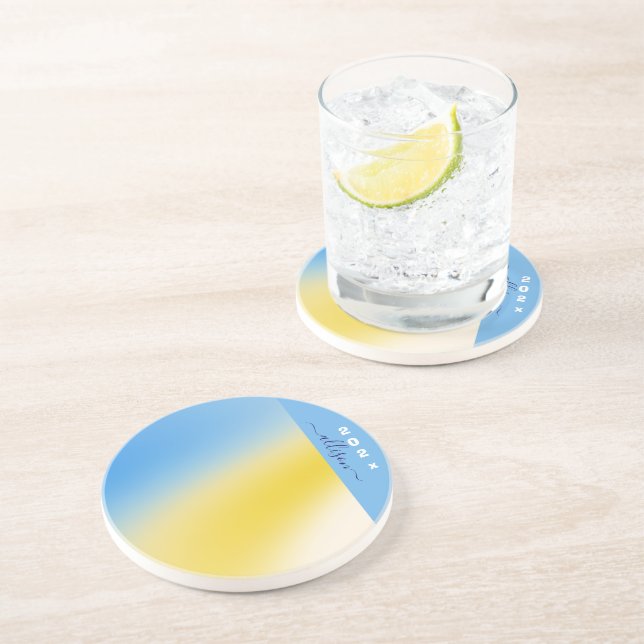 Magical background name Personalized  Coaster (Side)