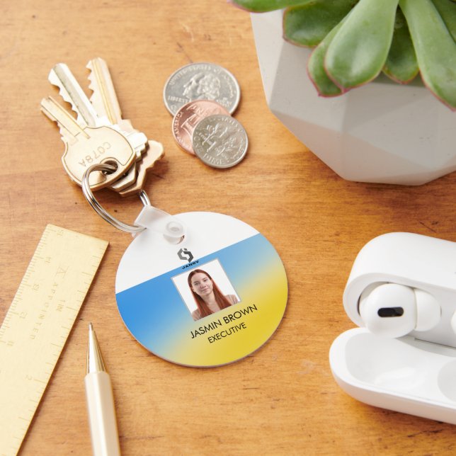 Magical background name Personalized  Keychain (Desk)