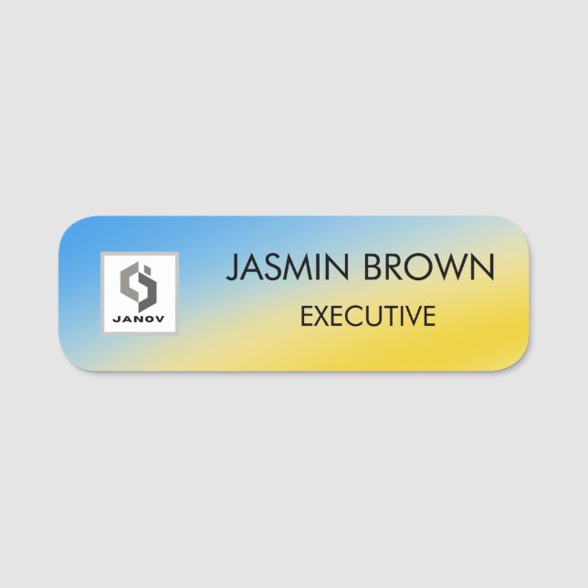 Magical background name Personalized  Tag (Front)