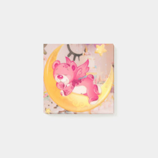 Magical Bear Birthday Party Theme Post-it Notes