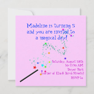 Magical Birthday Invitation 4