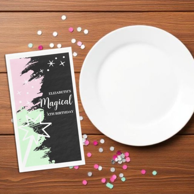 Magical Birthday Napkin (Creator Uploaded)