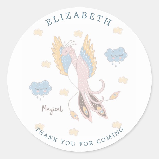 Magical Birthday | Personalized Sticker (Front)
