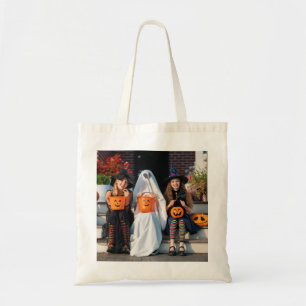 Magical Black Cat Halloween Tote Bag –