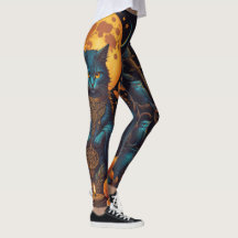 Magical Black Cat Witch Halloween